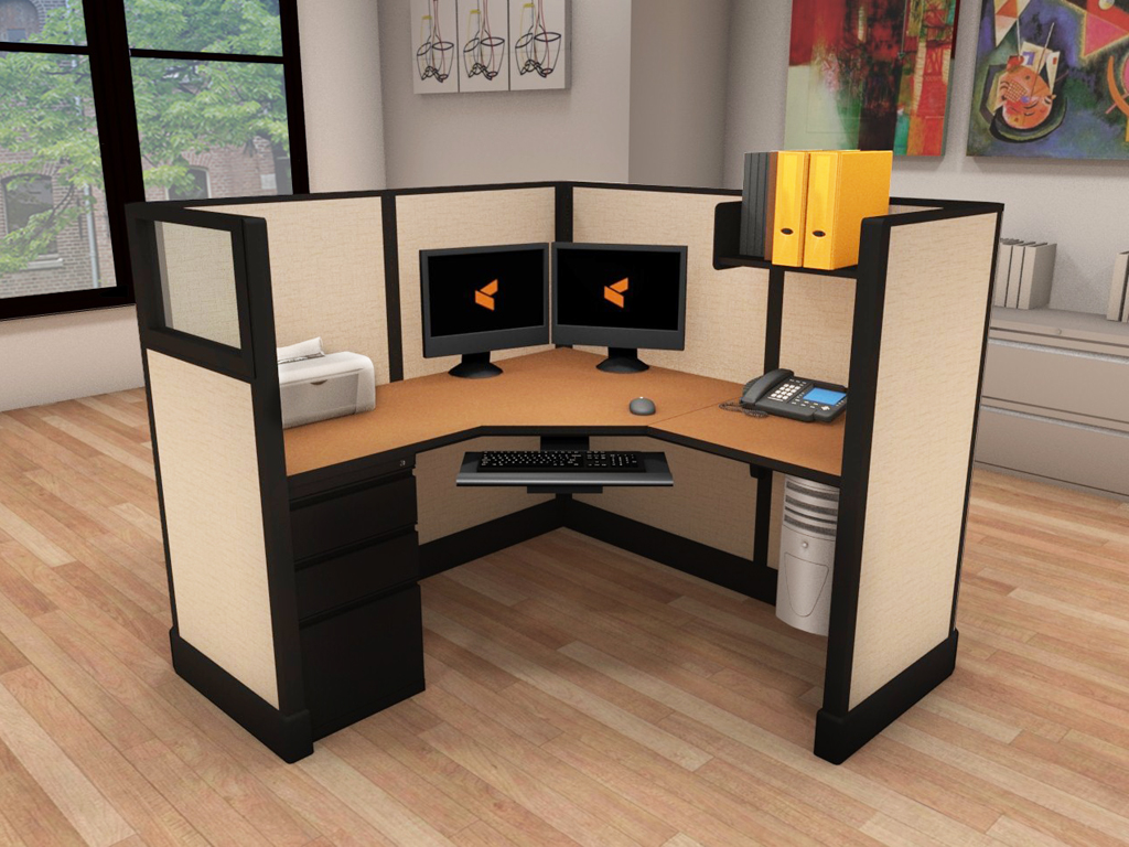 Office Cubicle Workstation - #5x5x53
