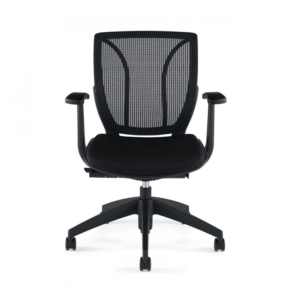 Adjustable office chairs front view