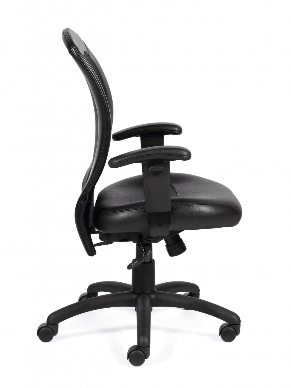 Contemporary office chair side view