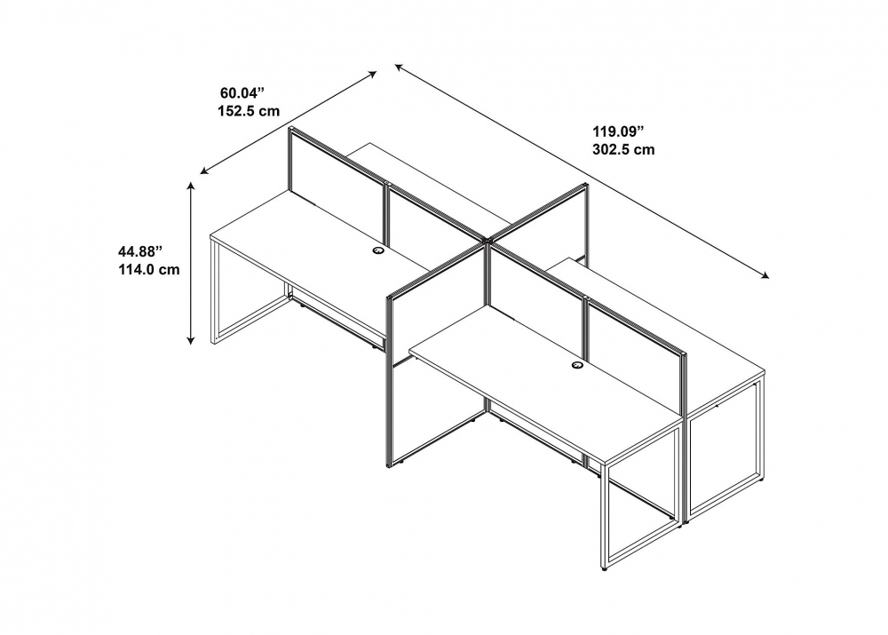  Workstation Office Desk Dimensions with Wall Mounted Monitor