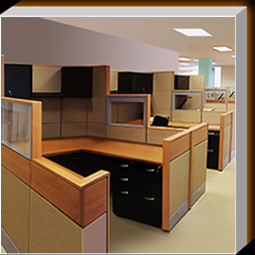 used office cubicles