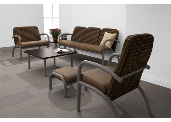 Aubra medical office furniture can also be used in patient rooms and guest rooms.