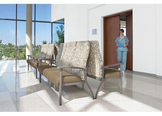 Belong medical furniture adapts to both public and private spaces.
