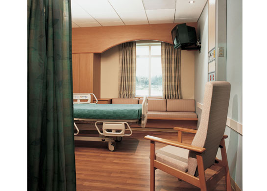 Wellness medical recliners as pictured in a patient room