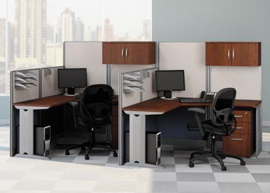 Office Cubicals Multi Packs with Storage, Bush business furniture Office cubicals