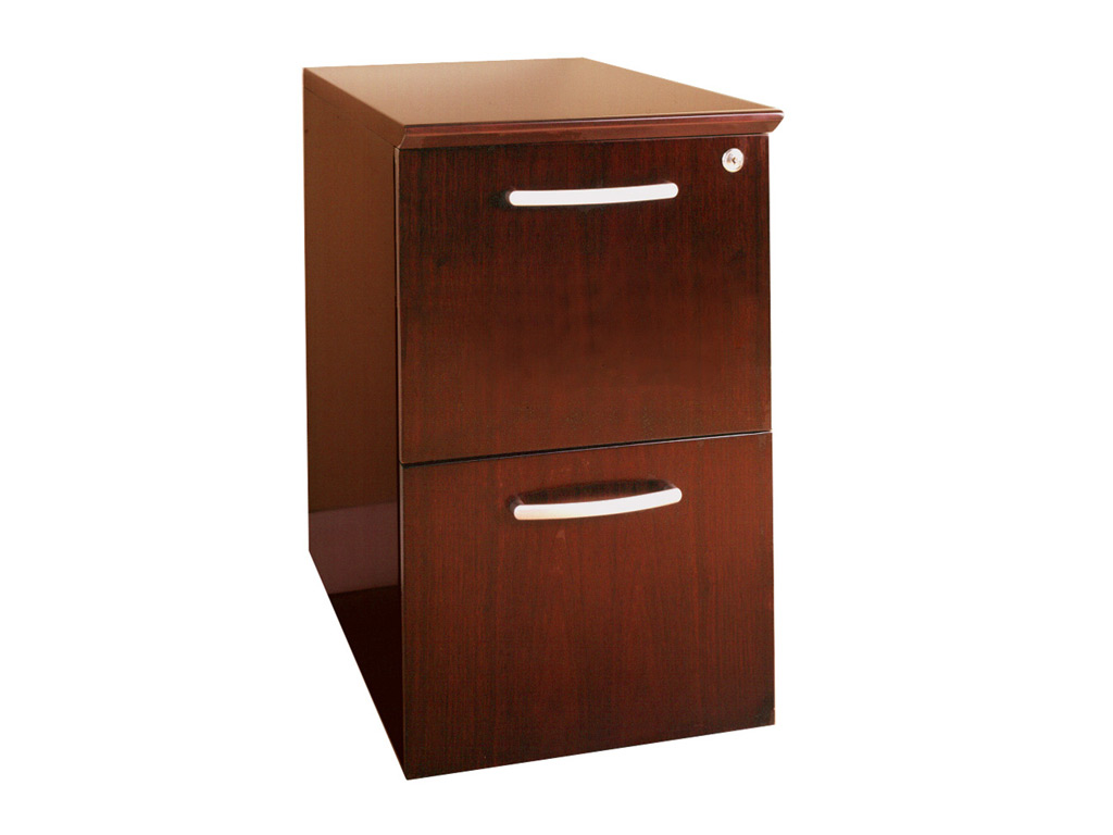 The Wood office desk from Mayline pictured includes a file-file pedestal. Its drawer interiors finished to match exterior veneer. Drawers operate smoothly using full-extension ball-bearing suspensions. The Wood office desk from Mayline pictured includes a file-file pedestal. Its drawer interiors finished to match exterior veneer. Drawers operate smoothly using full-extension ball-bearing suspensions.