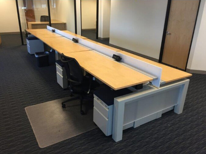 Teknion Benching Stations - Great Decision for Office