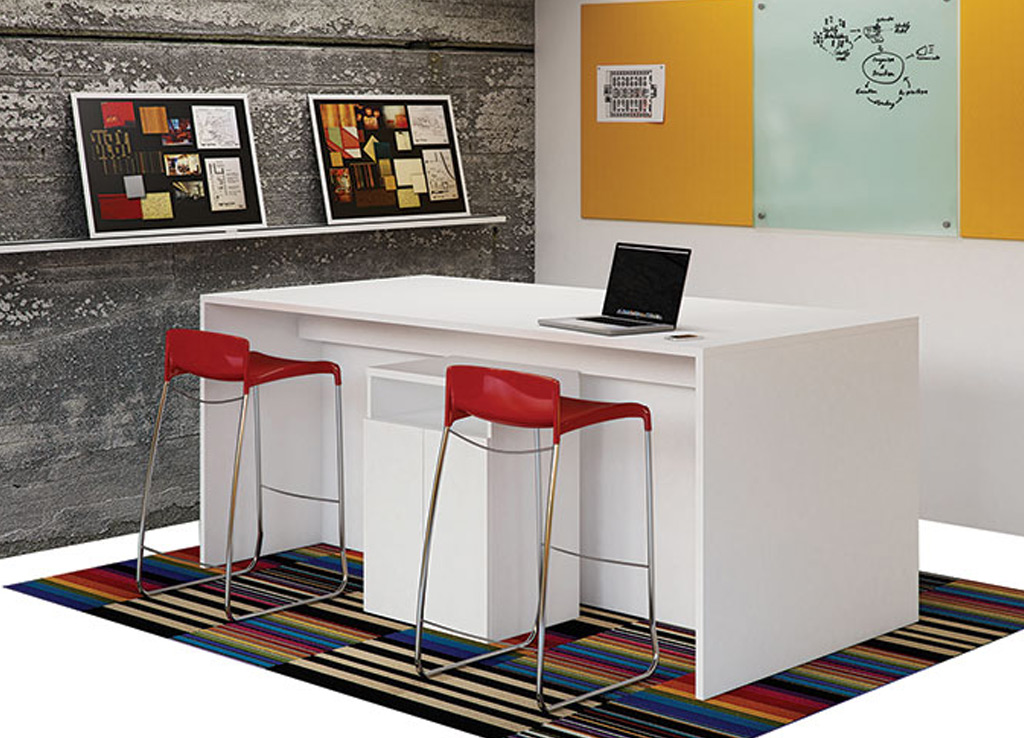 White office furniture - Intermix Conference Room Furniture