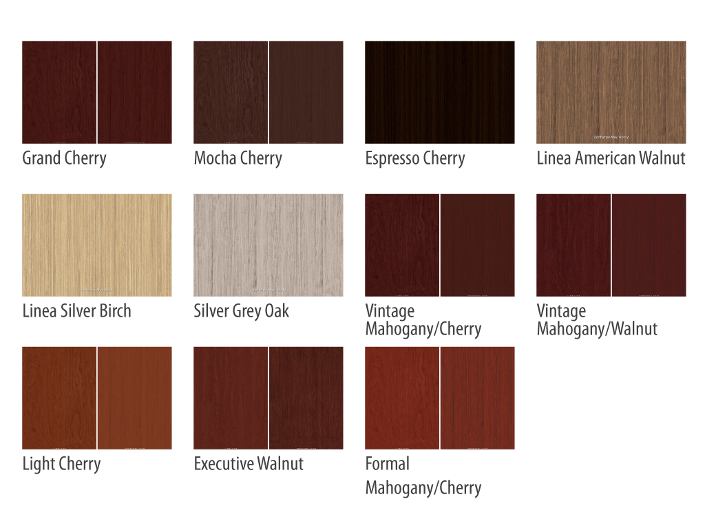 Boardroom furniture from First Office is available in 23 stylish veneers. Pictured here, 2 of 2 Veneer finish pages. Boardroom furniture from First Office is available in 23 stylish veneers. Pictured here, 2 of 2 Veneer finish pages.