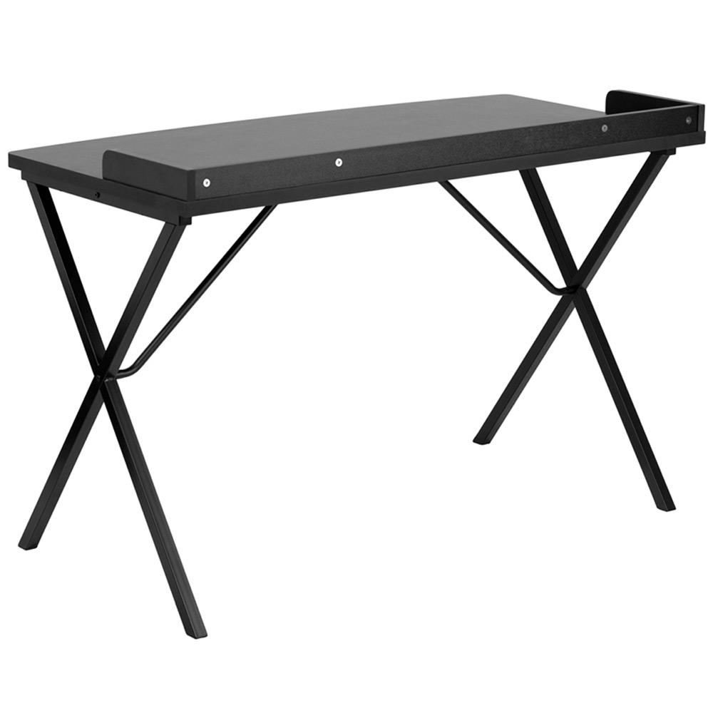 Small computer desks from Flash Furniture - Back View - Shown in Black