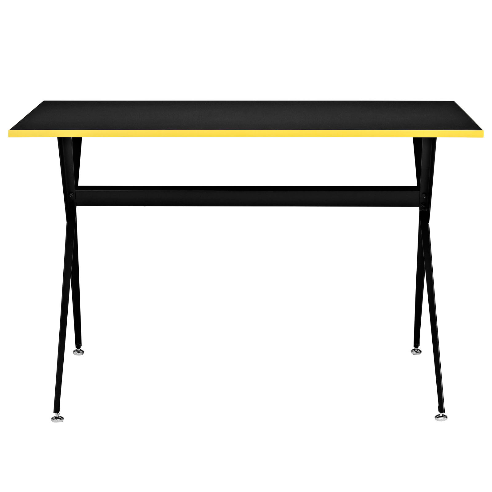 Space saving desk from Modway - Front View - Shown in Black