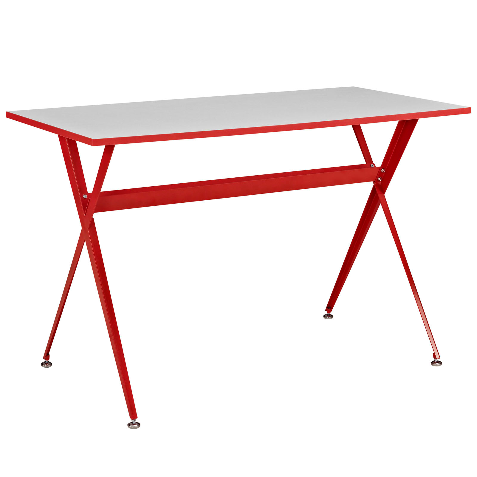 Space saving desk from Modway - Shown in Red