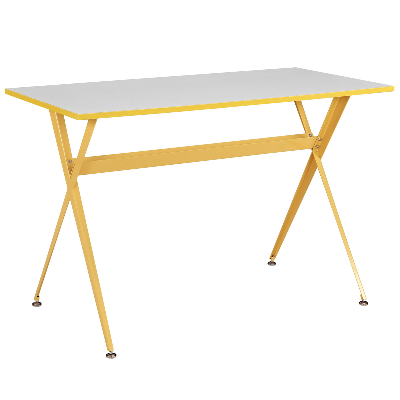 Space saving desk from Modway - Shown in Yellow