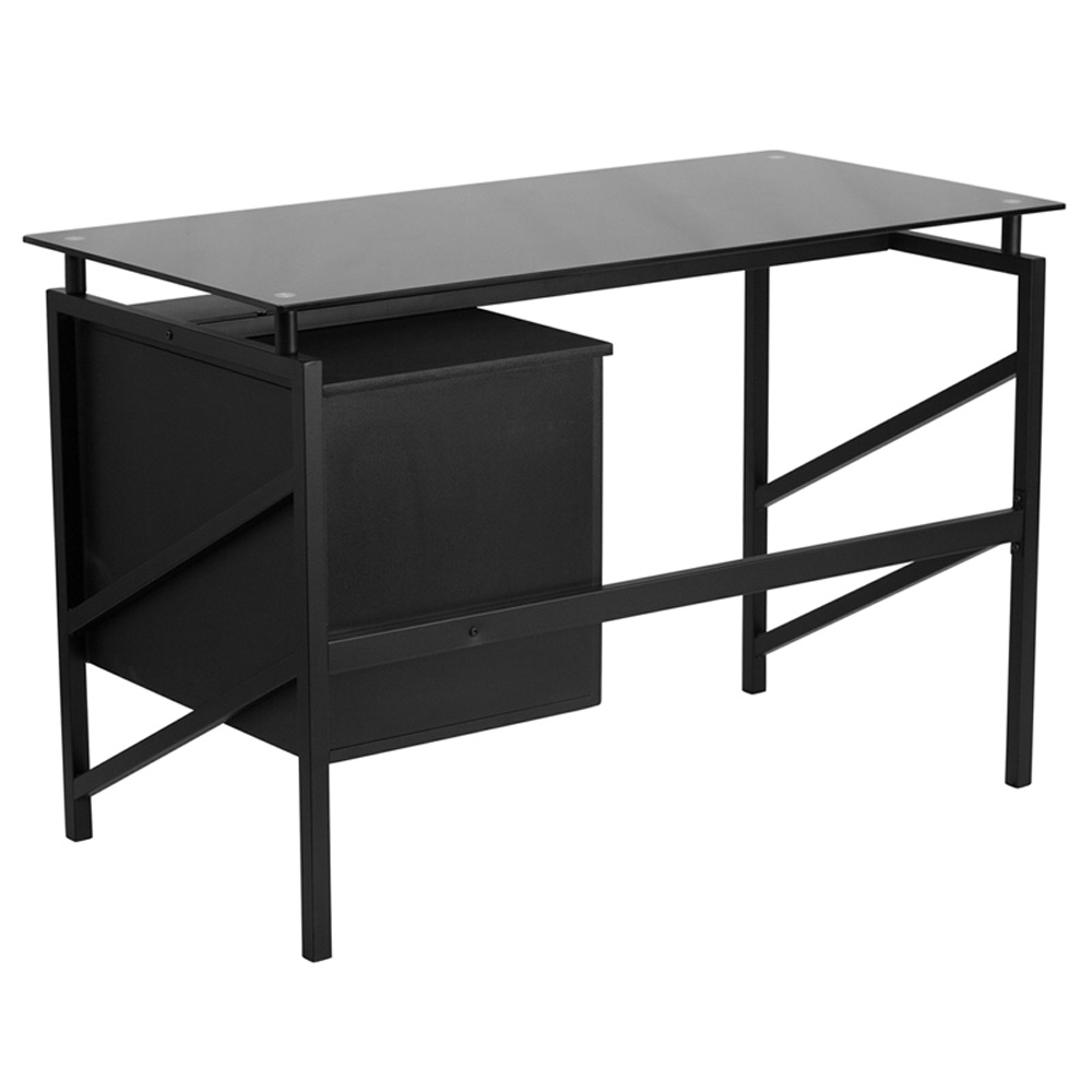 Small computer desks from Flash Furniture - Back View