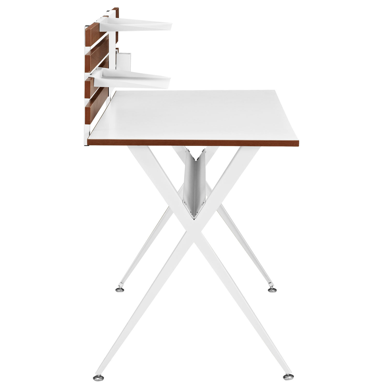 Space saving desk from Modway - Side View