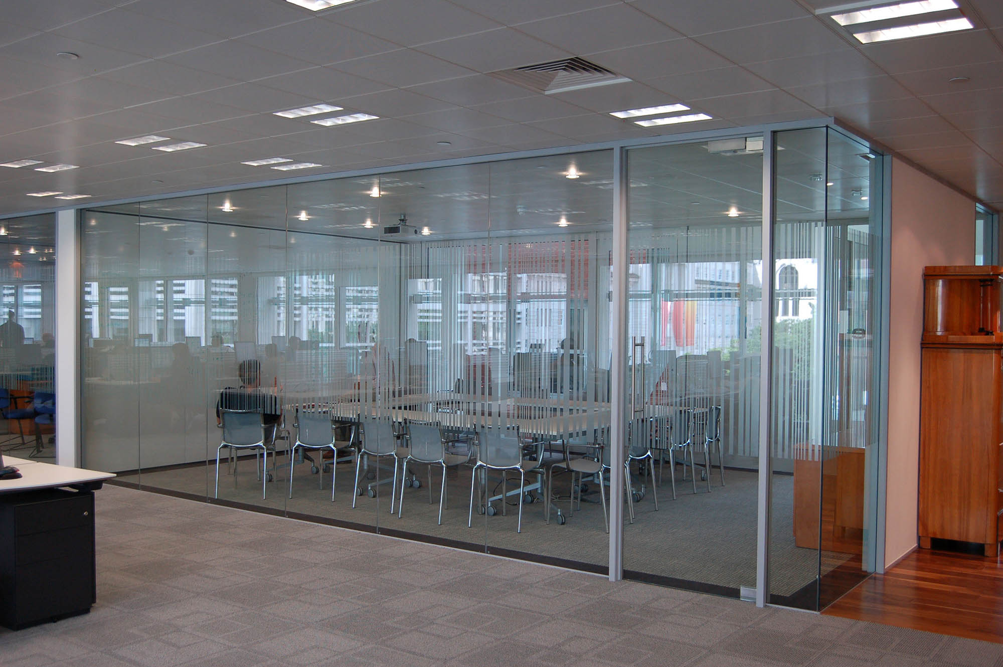 Glass Offices - Architectural Simplicity Glass Partition Walls