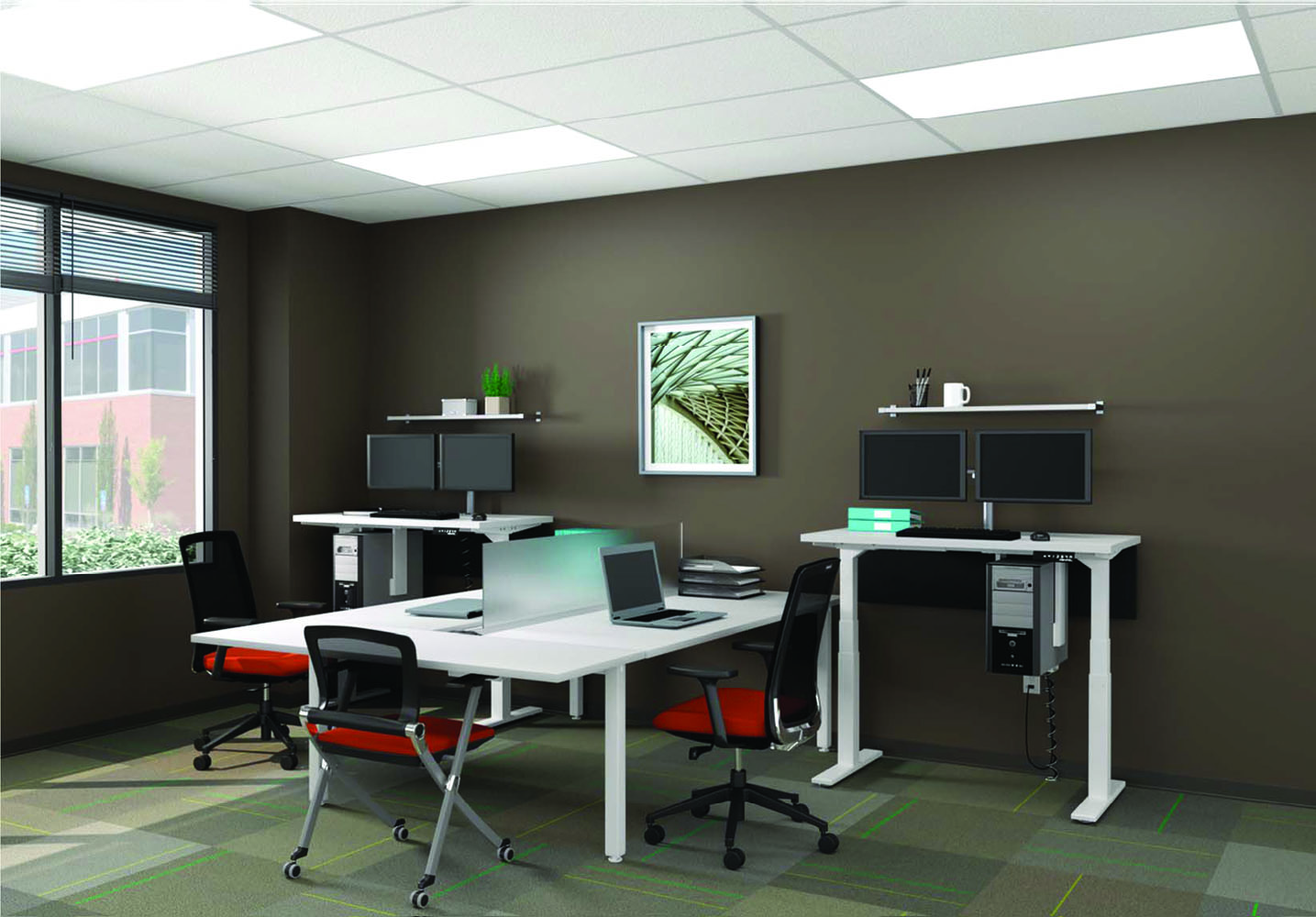 Modular Workstations - Team Spaces Office Furniture Sets