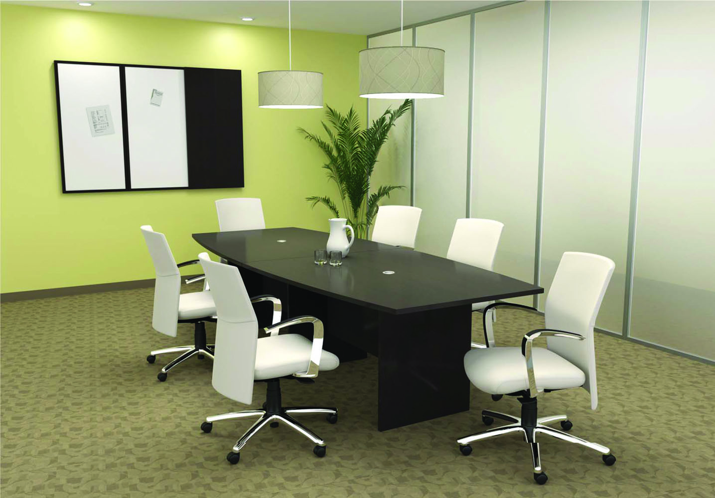 Boardroom Table And Chairs - Collaboration Spaces Office Furniture Sets