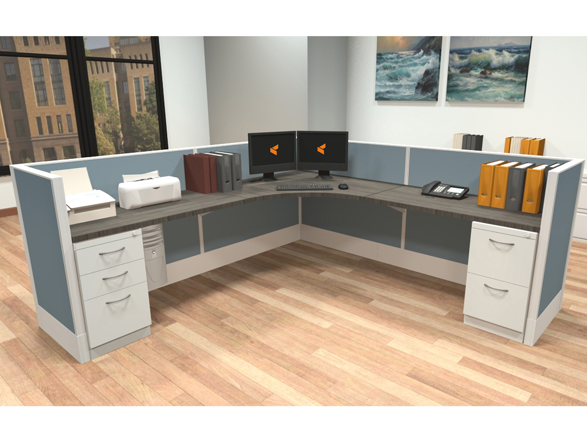 Modular Desk System - Divi AIS Furniture