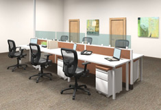 Open Plan Office Workstations