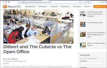 Article Link: Dilbert and the Cubicle vs The Open Office