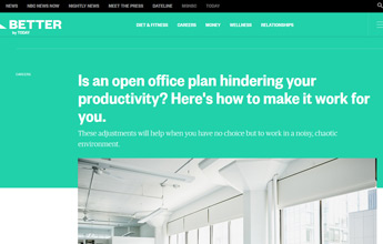 Article Link: Is an Open Office Plan Hindering Your Productivity?