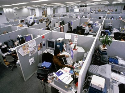 Office Design Trends: 1980 Cubicle Farms