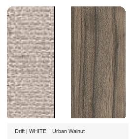 Office Color Palette: Drift | White | Urban Walnut