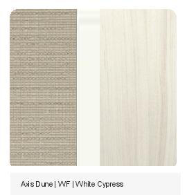 Office Color Palette: Axis Dune | WF | White Frost 