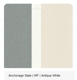 Office Color Palette: Anchorage Slate | WF | Antique White