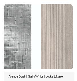 Office Color Palette: Avenue Dusk | Satin White | Looks Likatre