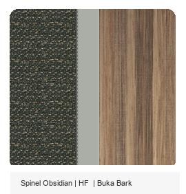 Office Color Palette: Spinel Obsidian | HF | Buka Bark