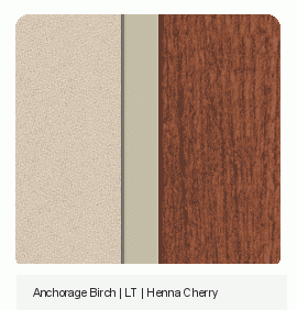 Office Color Palette: Anchorage Birch | LT | Henna Cherry