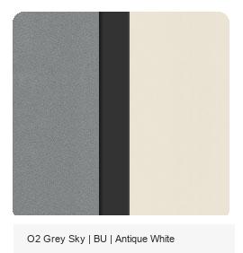 Office Color Palette: O2 Grey Sky | BU | Antique White