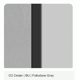 Office Color Palette: O2 Cinder | BU | Folkstone Grey