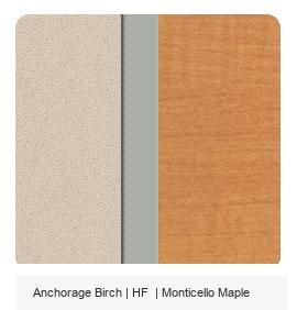 Office Color Palette: Anchorage Birch | HF | Monticello Maple