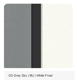 Office Color Palette: O2 Grey Sky | BU | White Frost