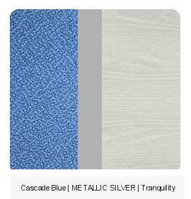 Cascade Blue | Mettalic Silver | Tranquility 