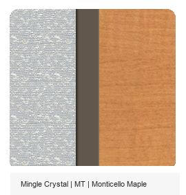 Office Color Palette: Mingle Crystal | MT | Monticello Maple