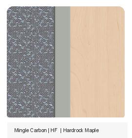 Office Color Palette: Mingle Carbon | HF | Hardrock Maple