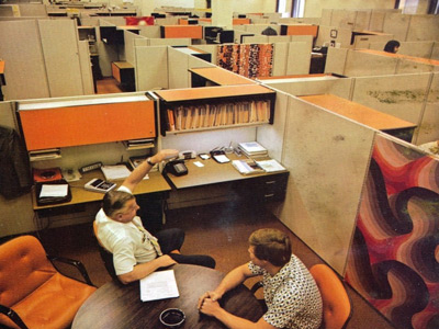 Office Design Trends: 1970 Systems Furniture