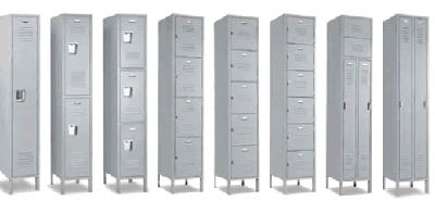 types of metal lockers