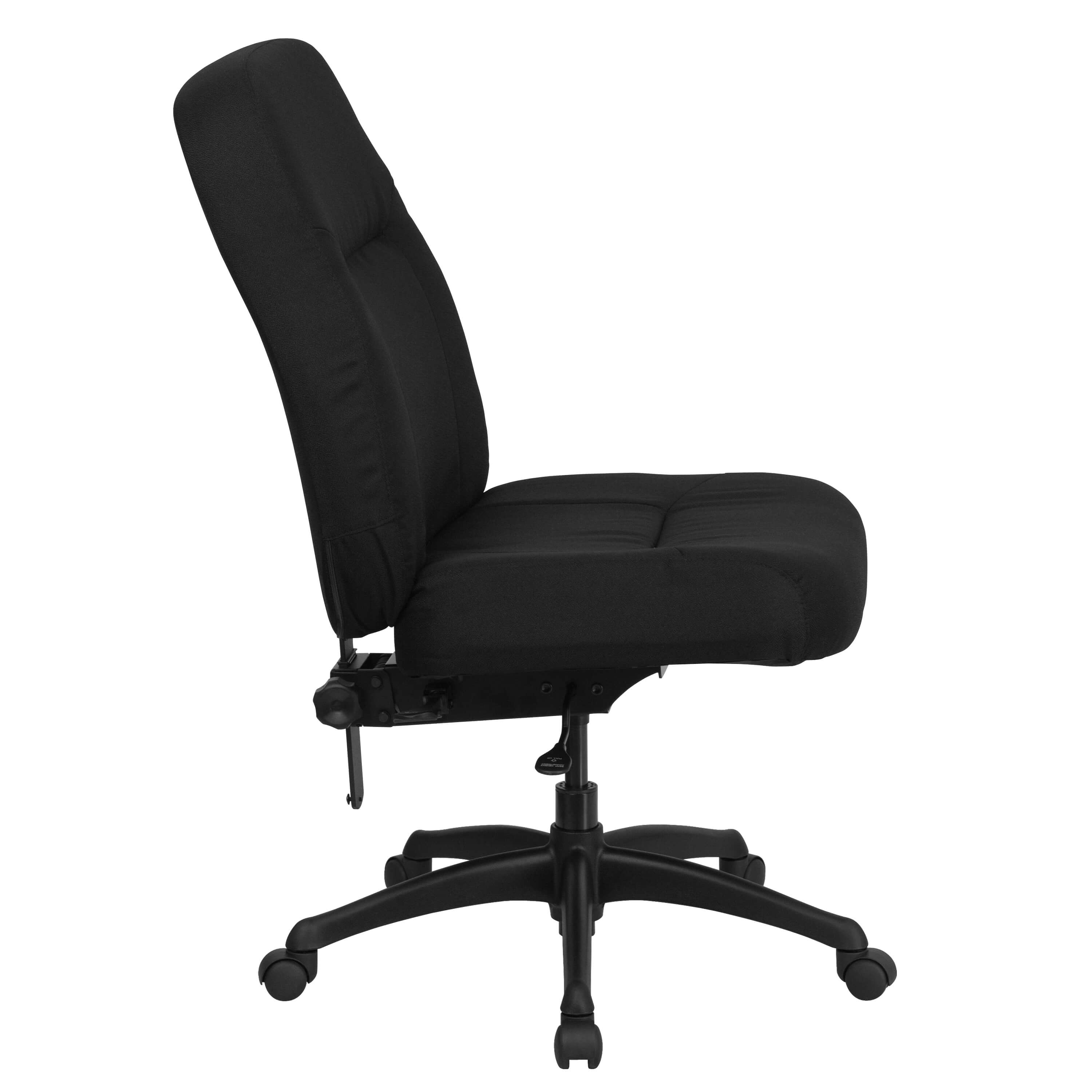 400 lb capacity office chair side view
