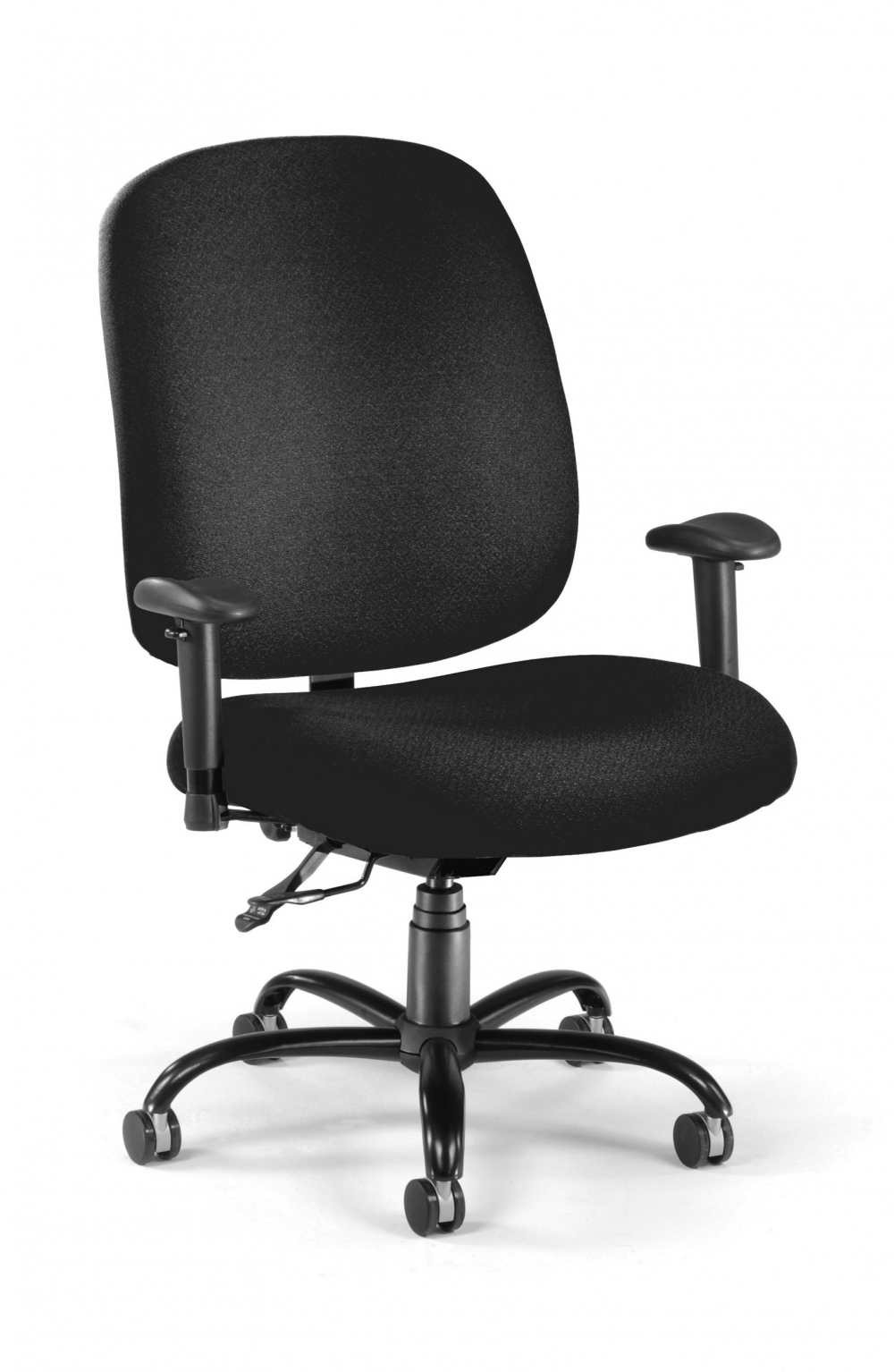 Big and tall desk chairs cub 700 aa6 236 black mfo