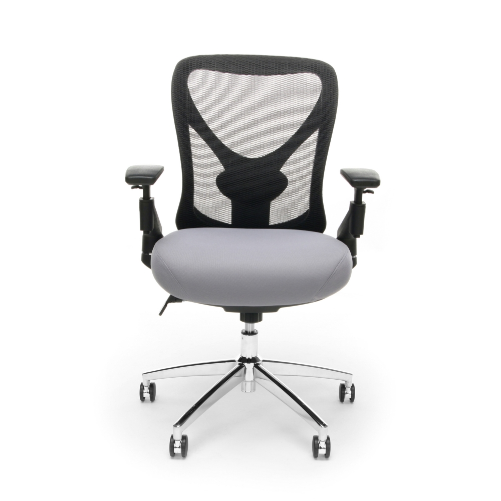 Big and tall mesh office chairs cub 257 gray mfo
