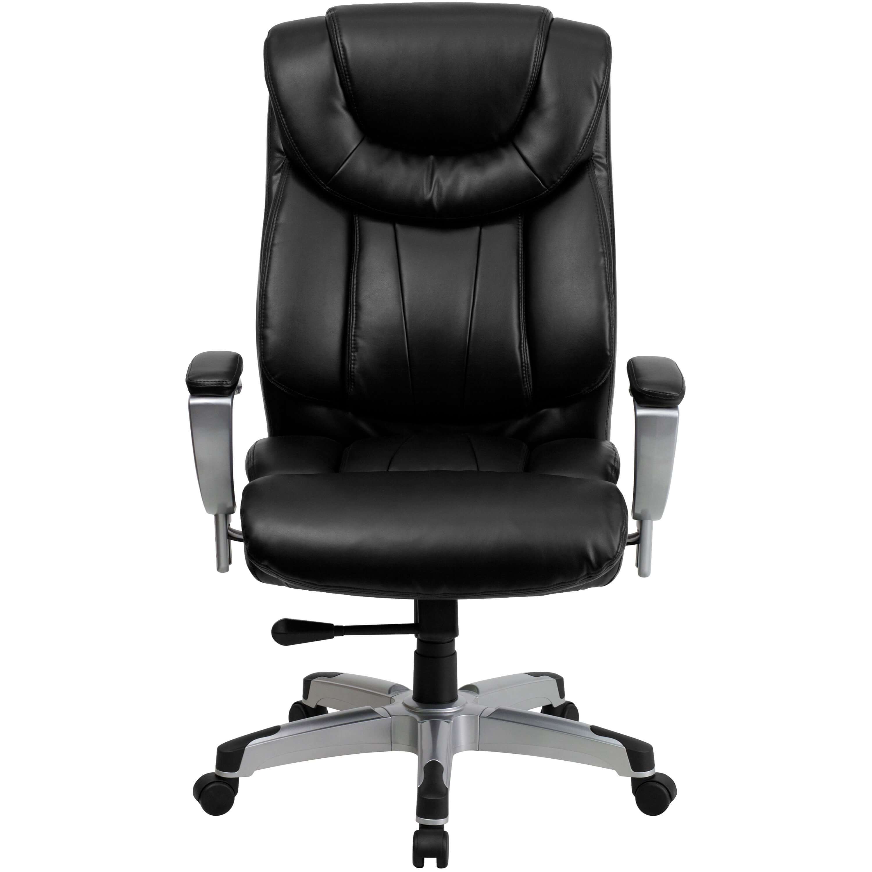 Big and tall office chair front view 1