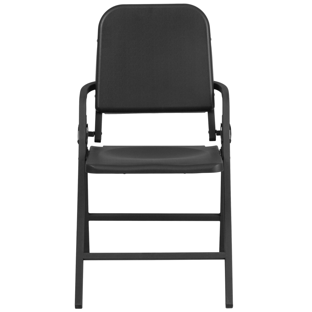 Compact portable chair front view