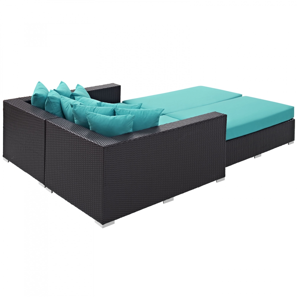 Daybed furniture sets rear view