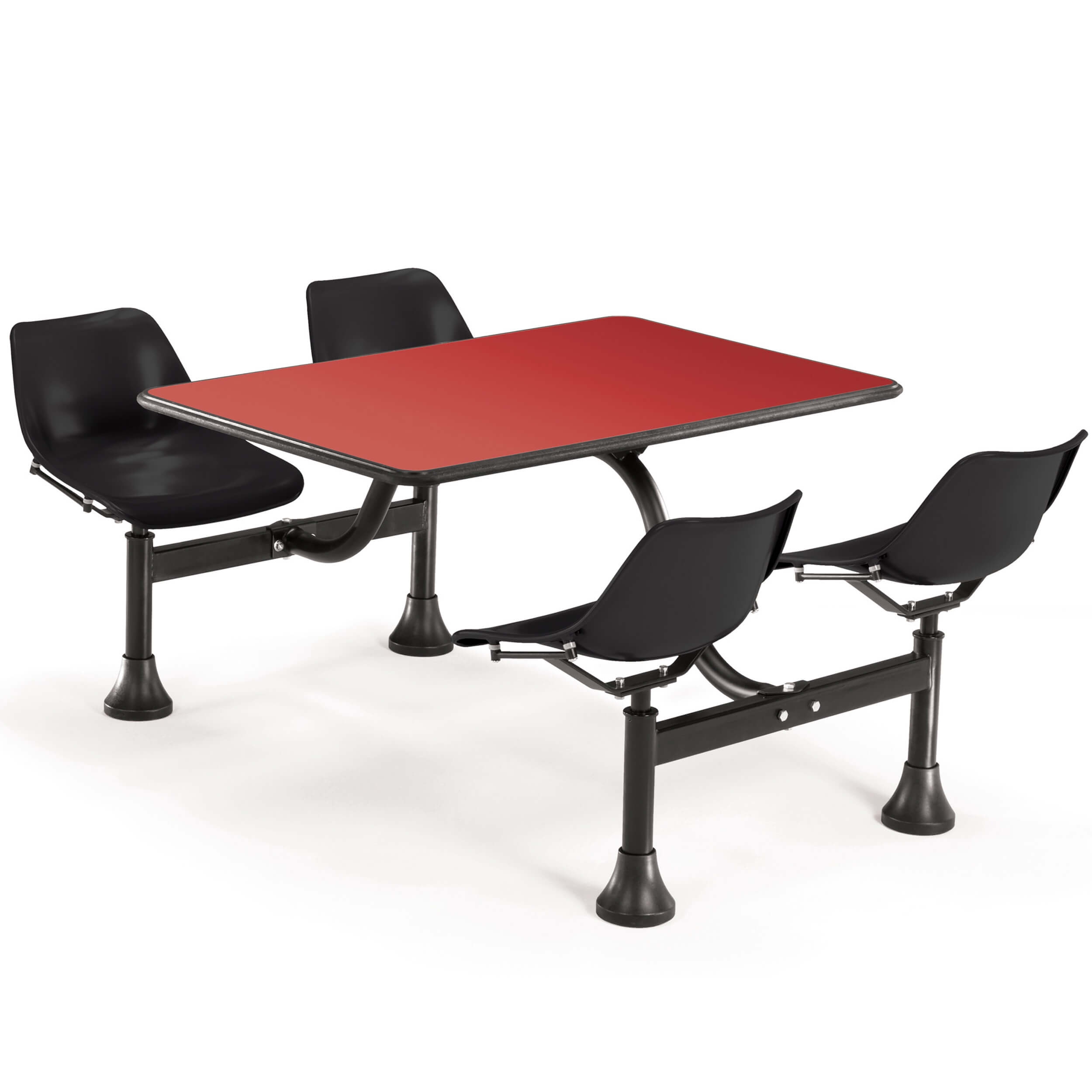 Dining booth CUB 1002 BLK RED OFM