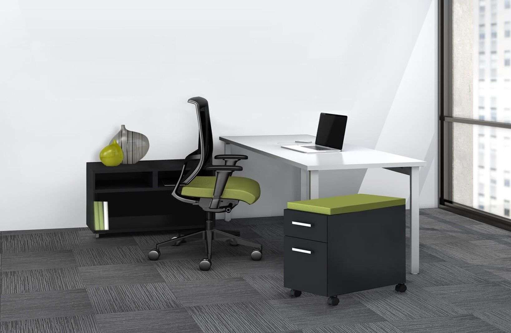 L shaped desk with filing cabinet environmental_preview